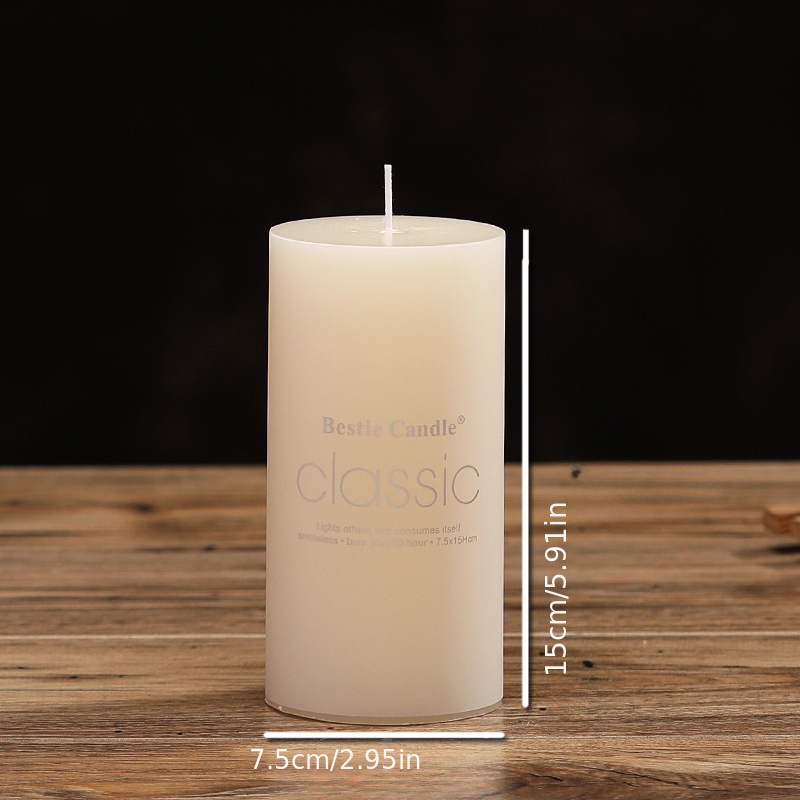 4 Household Emergency Lighting Candles, Suitable For Candlelight Dinner  Decoration Props.