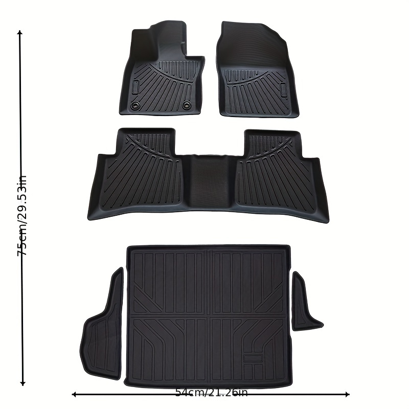For Toyota For 2023（ALL MODELS） 3D TPE Premium All Weather Floor Mat/cargo  Mat Anti-Slip Waterproof Floor Liners Car Interior Accessories