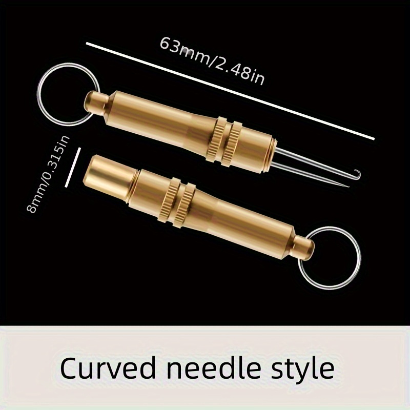 Stainless Steel Wire Knotter Curved Binding Needle Hook - Temu