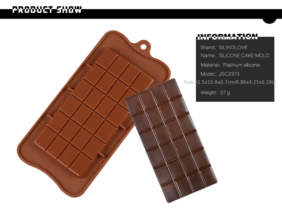 Large Chocolate Bar Mold 3d Silicone Mold Single Cavity - Temu