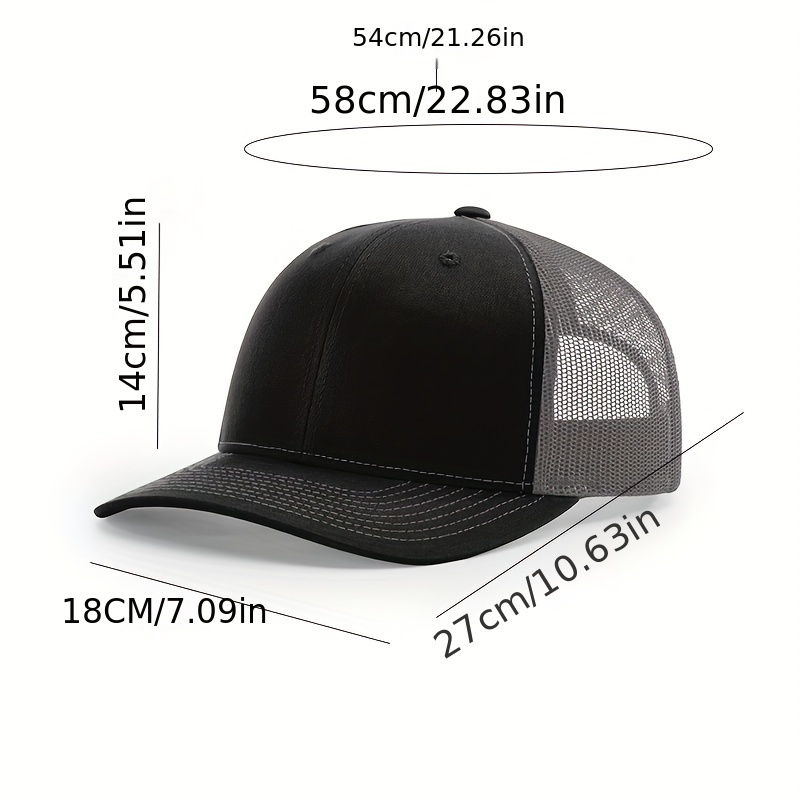 Adjustable Sunshade Mens Peaked Cap Outdoor Camping Sport