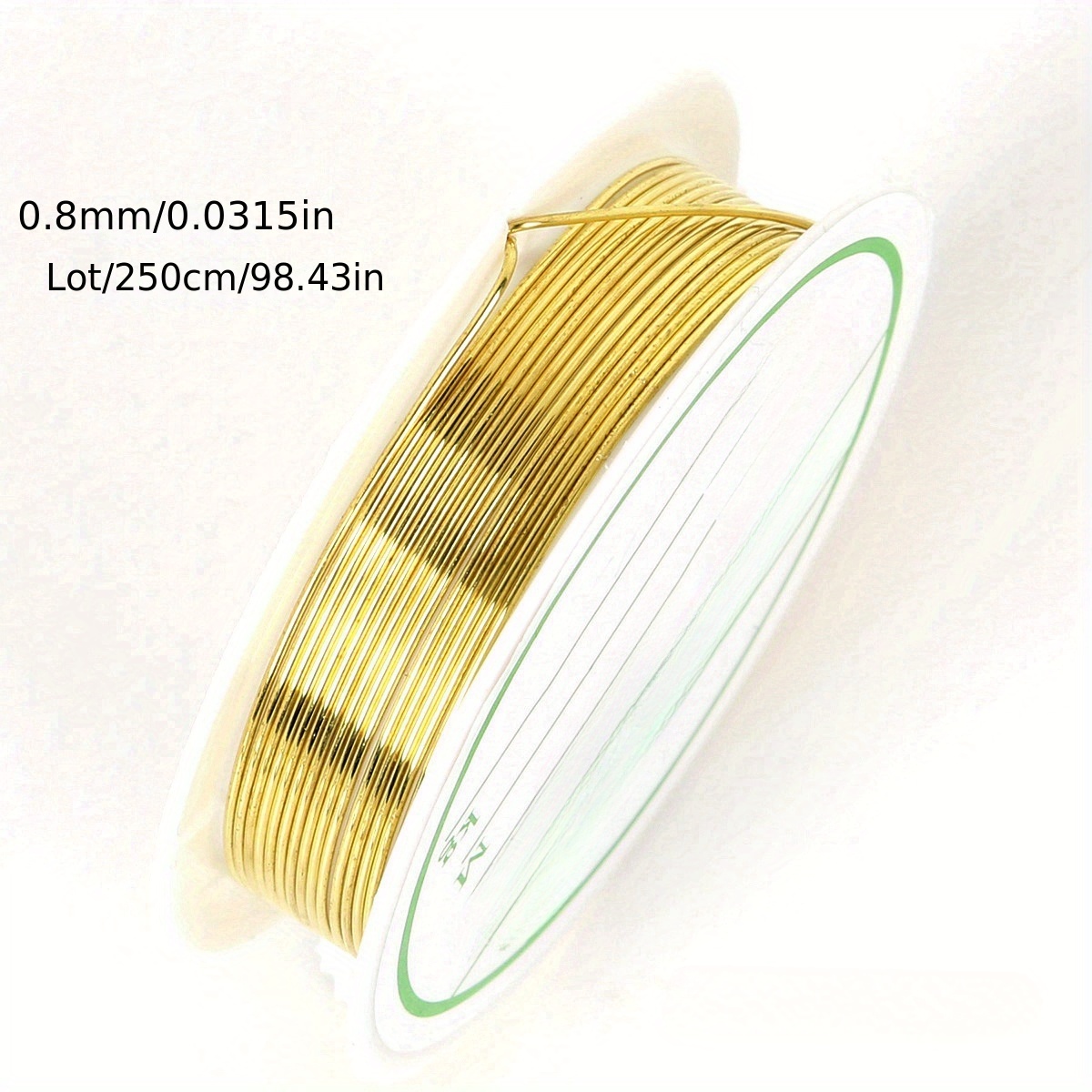 NEW Gold/Copper/Silver colors 0.2/0.3/0.4/0.5/0.6/0.7/0.8/1.0 mm Copper  Wires Beading Wire For Jewelry Making