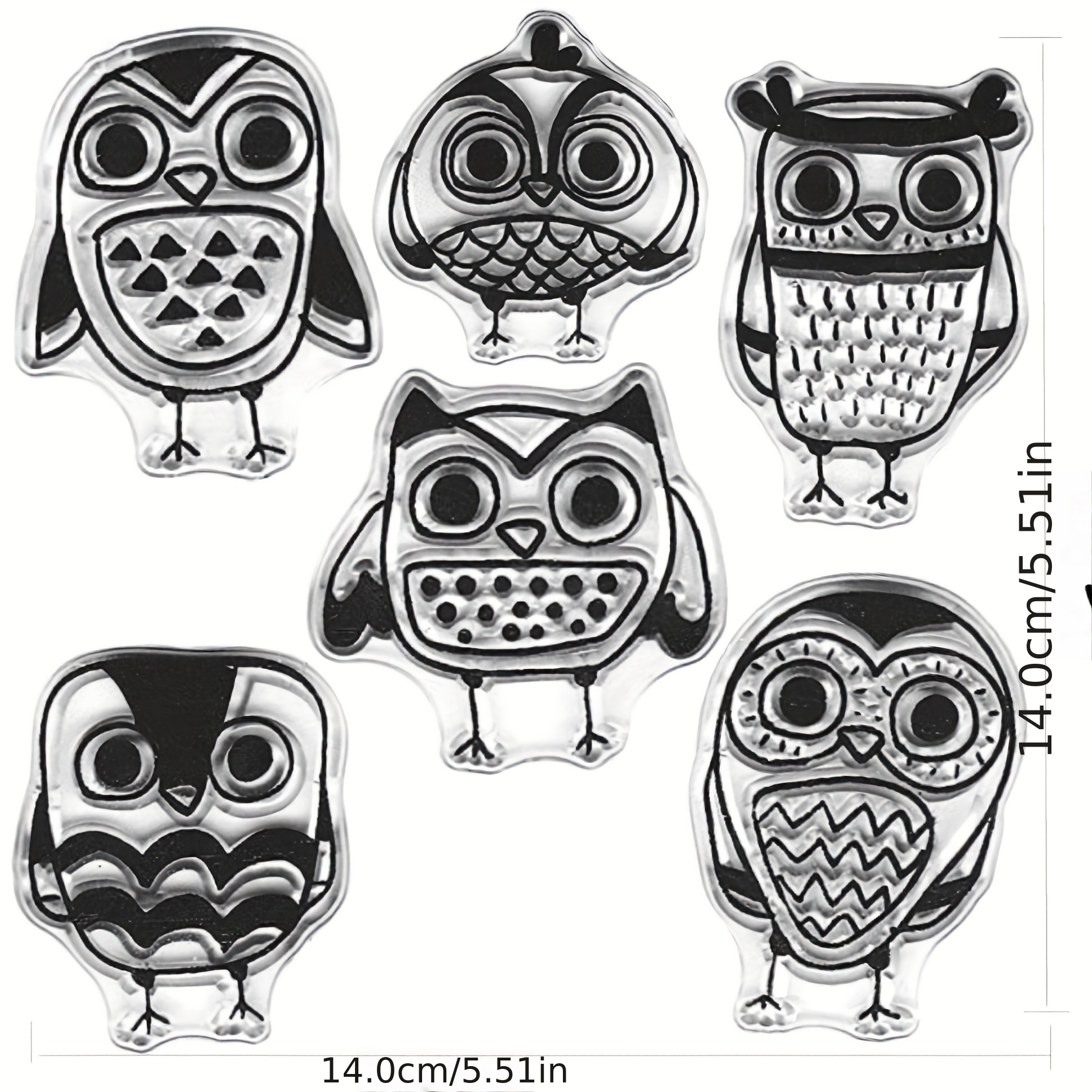 Cute Owl Stamps 