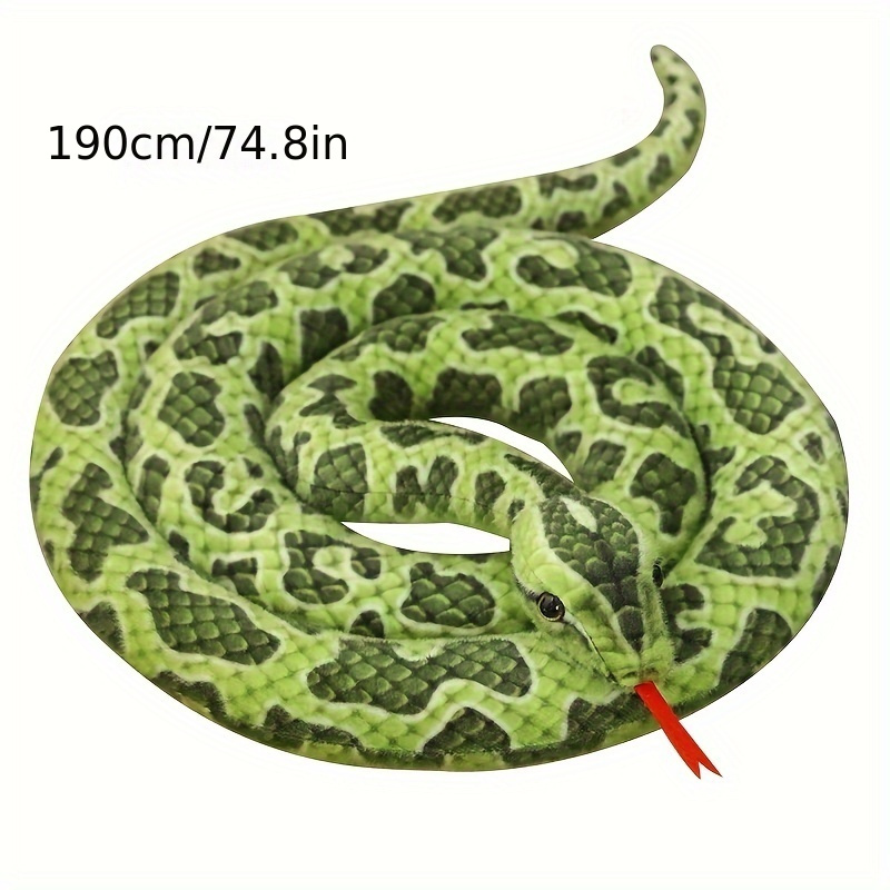 The biggest stuffed animal in the world is a snake 420 m long, constructed  by Norwegian children. Suppose the snake is laid out in a park, forming two  straight sides of a
