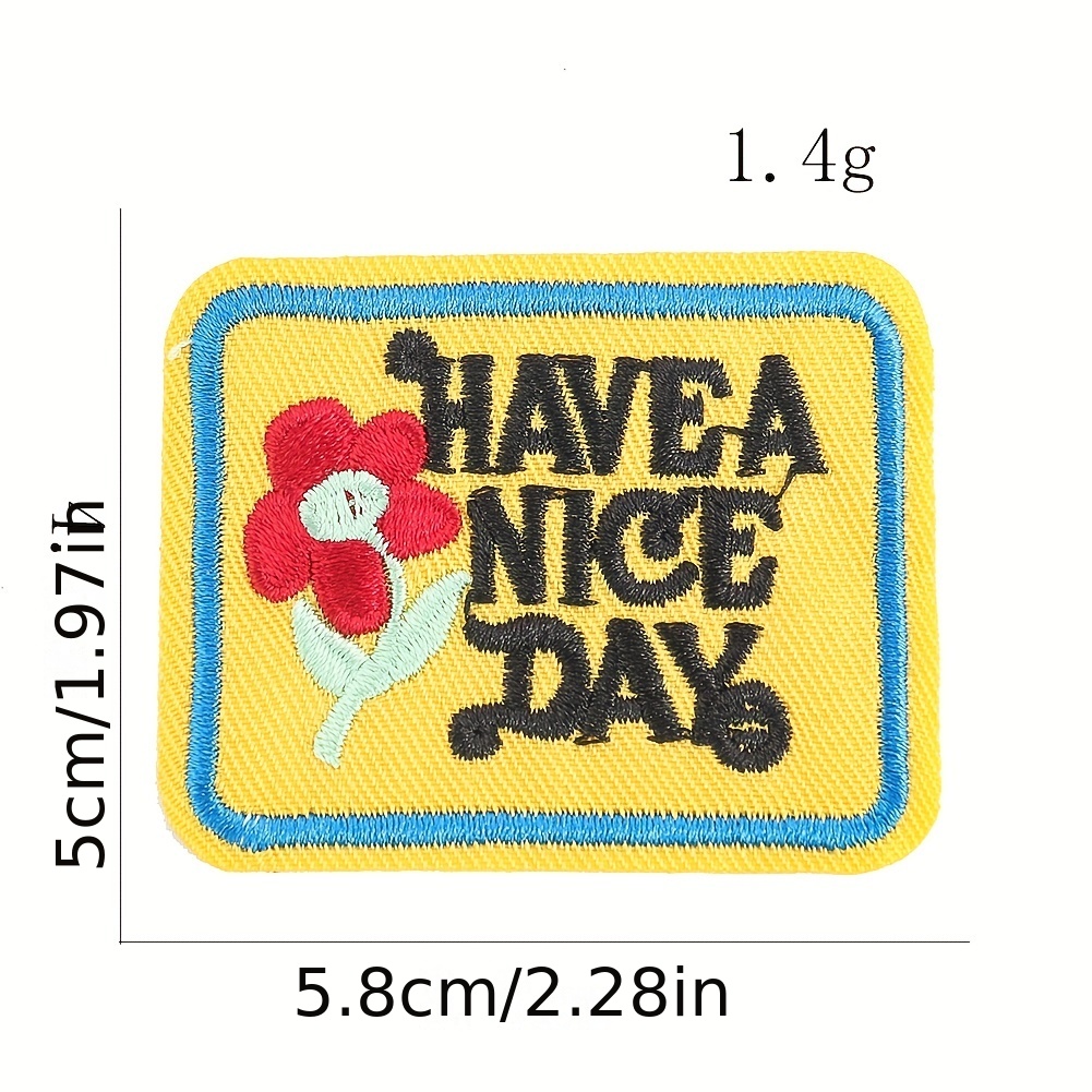 Cute Small Flower Patches Iron On Applique Bags Decals Dress Clothes  Patches Decorative Embroidery Stickers Iron On Patches Sewing Patch  Applique 8 