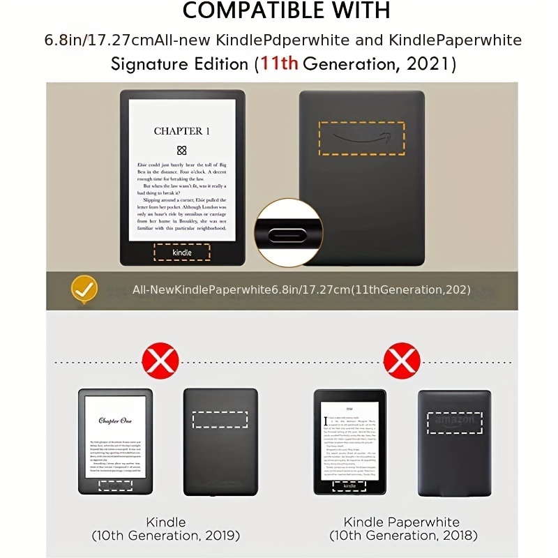 Funda Microfibra Kindle Paperwhite Signature Edition Kindle chile.