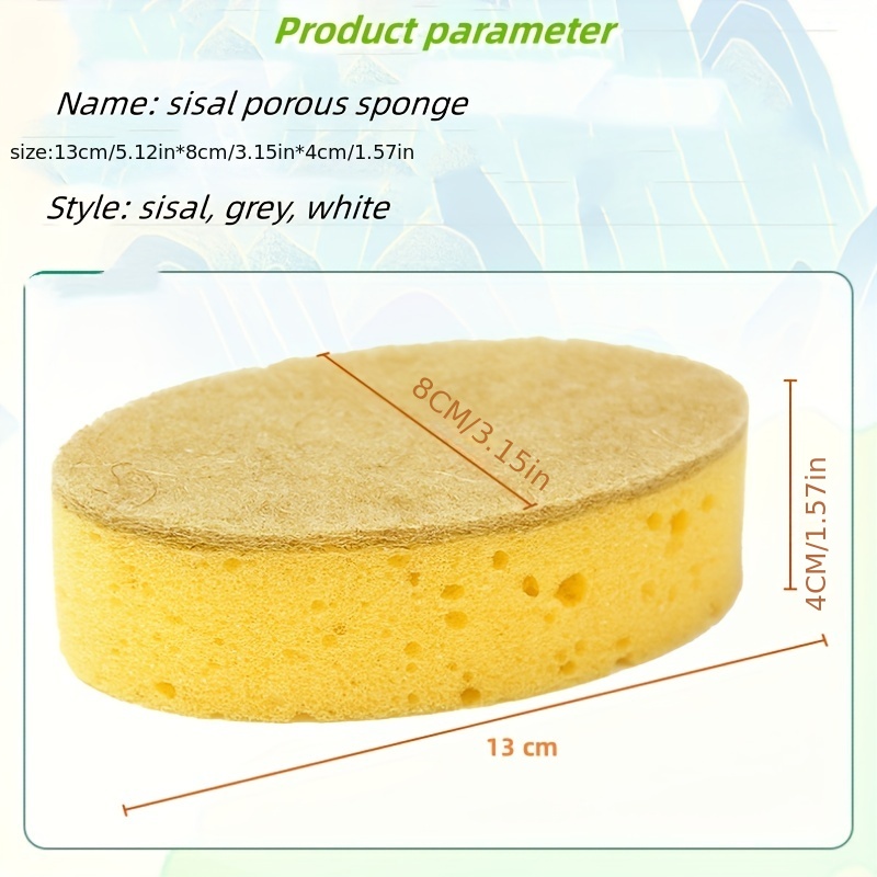 Kitchen Cleaning Sponge, Eco Non-scratch Sponge Block For Dish, Scrub Sponge,  Cleaning Supplies - Temu United Arab Emirates