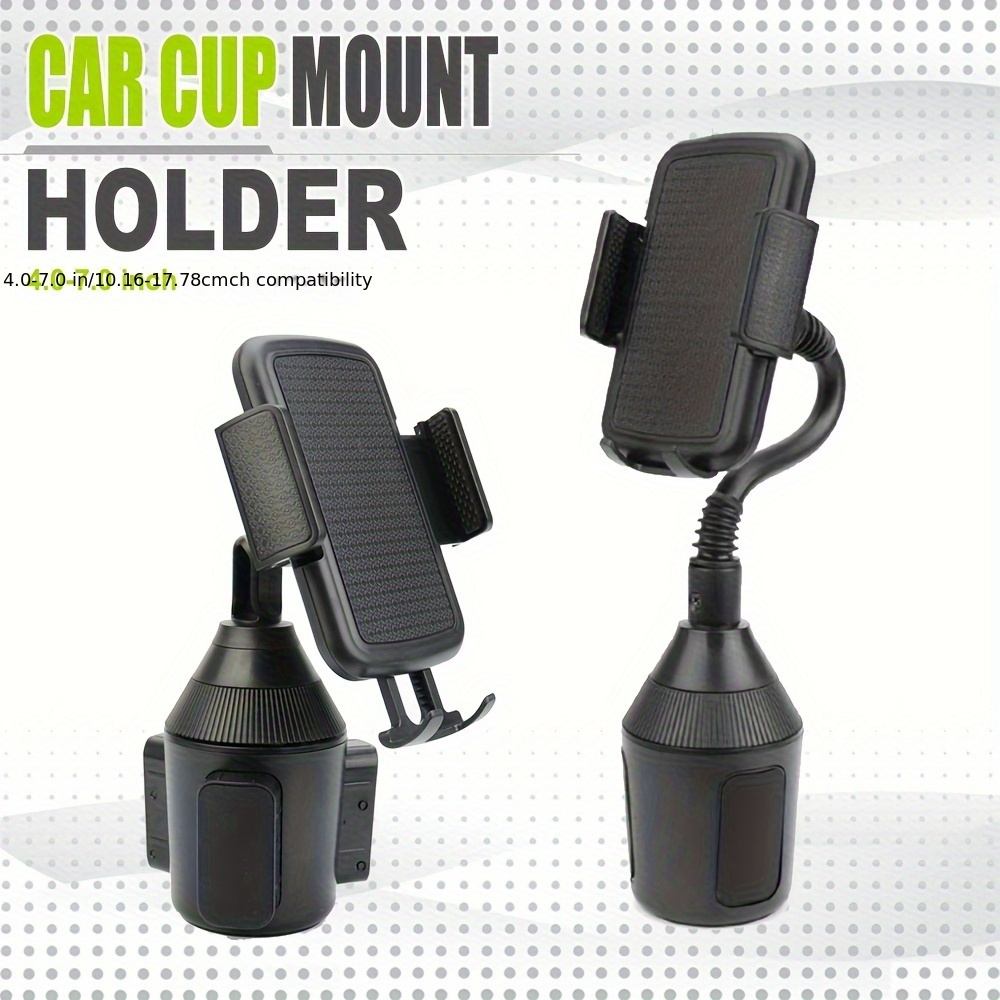 Car Phone Water Cup Holder Center Console Holder For IOS Android Phone