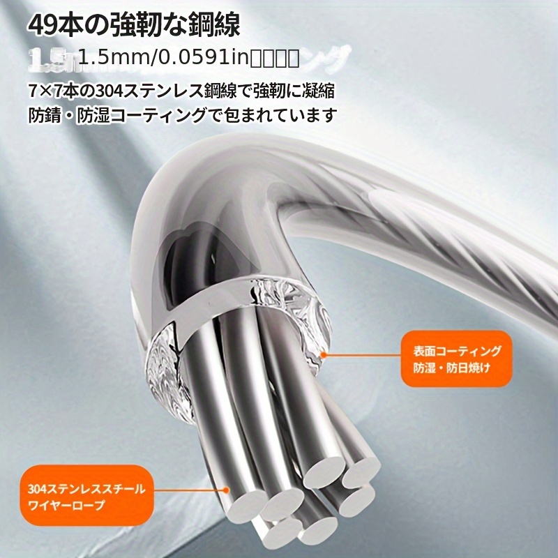 父の日 ギフト ブルな引き込み式衣類ライン、伸縮式洗濯物干し 洗濯物干し 室内、穴を掘る必要なし、屋内バルコニーウィア 衣類ライン、バスルーム引き込み式衣類ラック、乾燥ラック、母の日 商品詳細 13