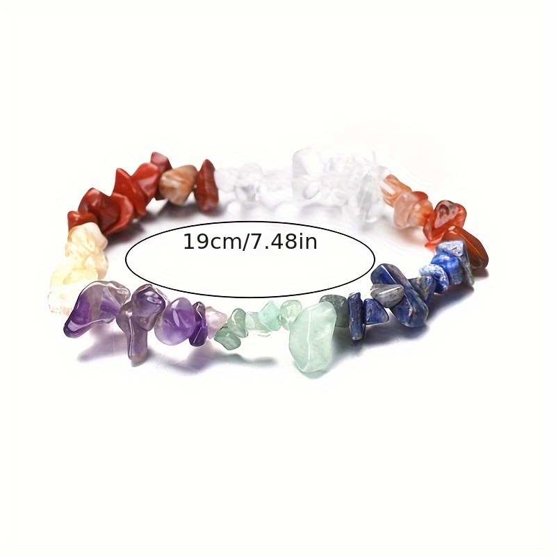 10 Pack Assorted Natural Stone Beaded Bracelet Set for Daily Wear, No Plating