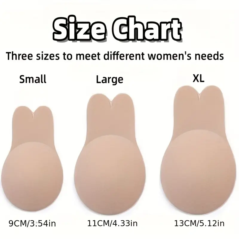 Order A Size Breast Patch Breathable Rabbit Ears Breast Lift - Temu