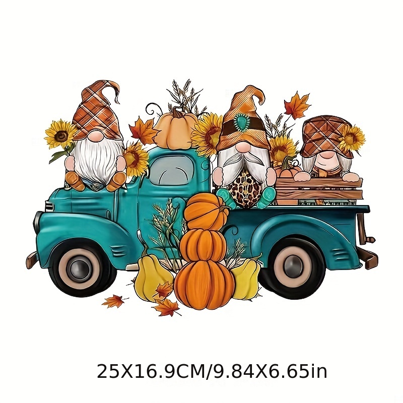 6 Sheets Thanksgiving Iron on Transfers Patches Pumpkin Iron on Decals  Stickers Autumn Gnome Heat Transfer Vinyl Sticker Glass Cups Football Iron  on Appliques for T-Shirts Jacket Pillow Clothes Decor - Yahoo