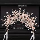 crystal flower headband adjustable hair band for wedding chinon decoration headdress bridal wedding hair accessories jewelry