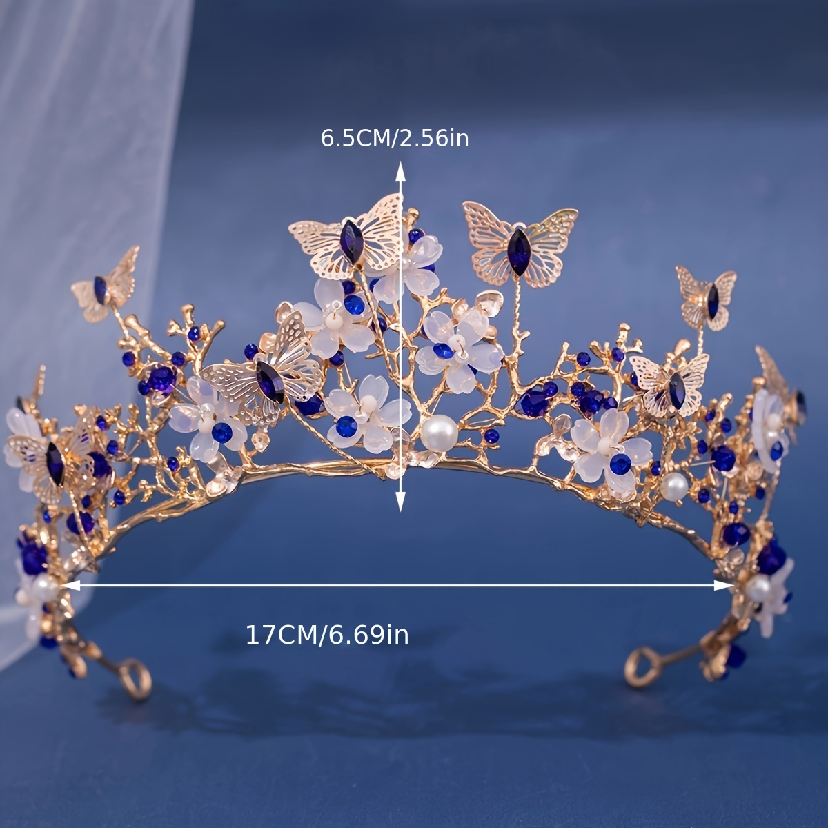 Diadema de 3 piezas para niña de flores, diadema de boda, corona de flores,  diadema de princesa dorada, diadema de niña de flores para boda, fiesta de