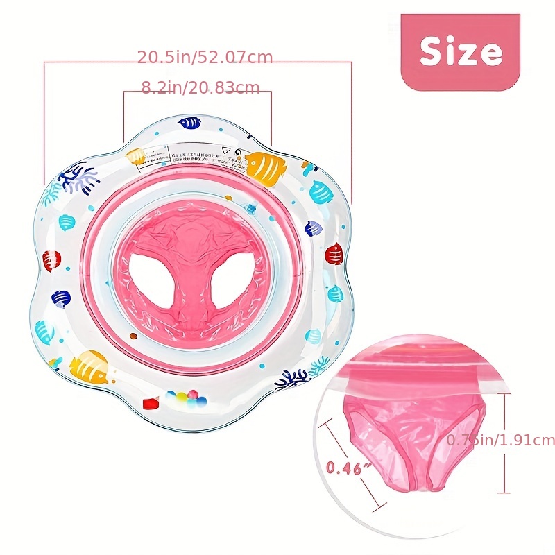 Inflatable Baby Swimming Ring for 6 36 Month Olds