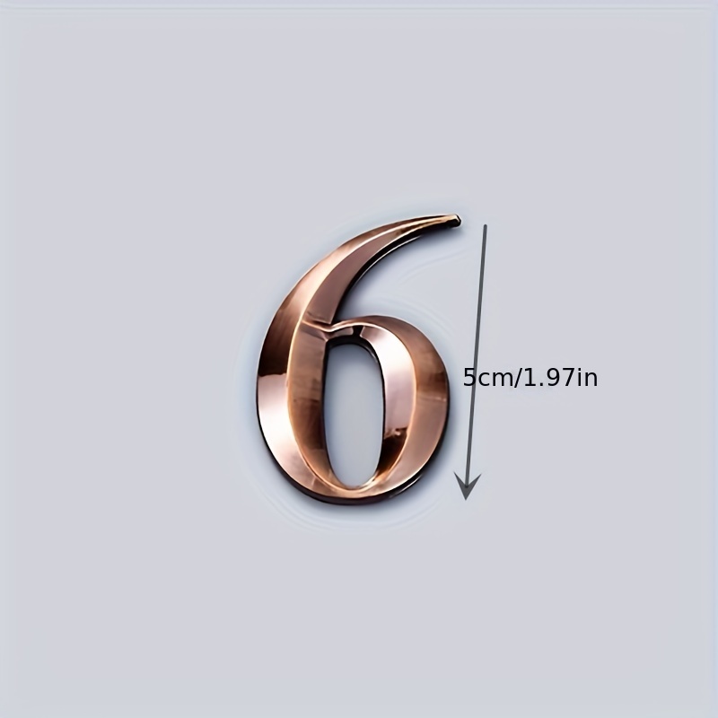 Number Sticker 3d Three dimensional House Number Sticker Temu