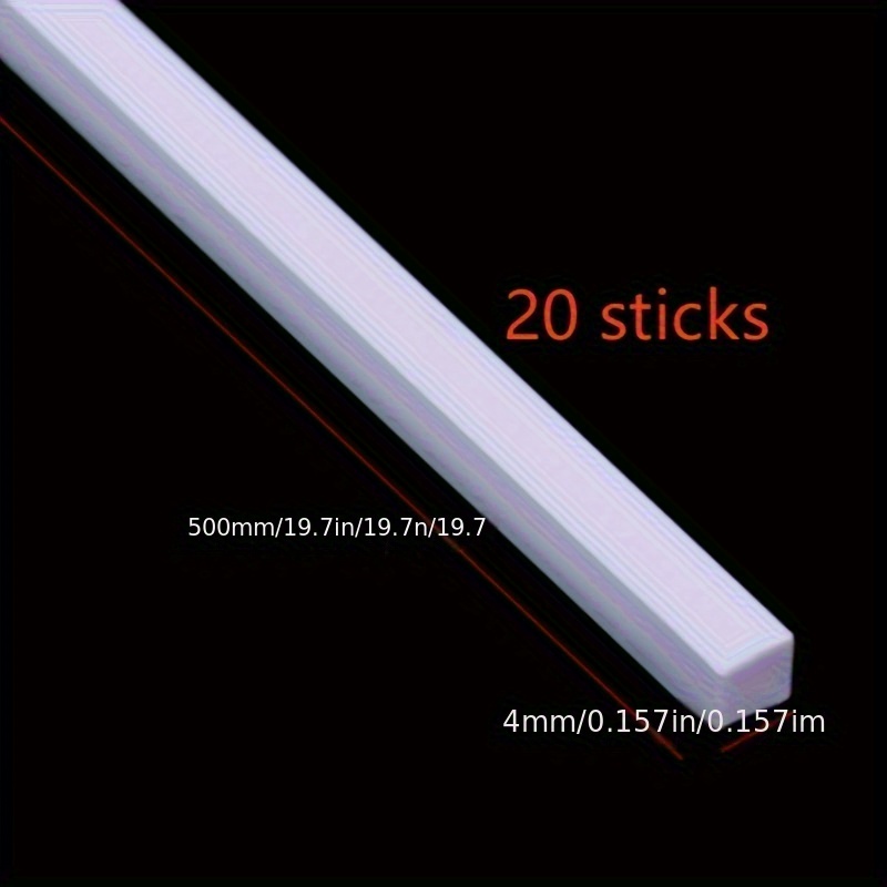 

1 Set Abs Plastic Rods And Tubes For Architectural Model Making, Diy Crafts, And Landscape Decoration - Assorted Shapes And Sizes, White