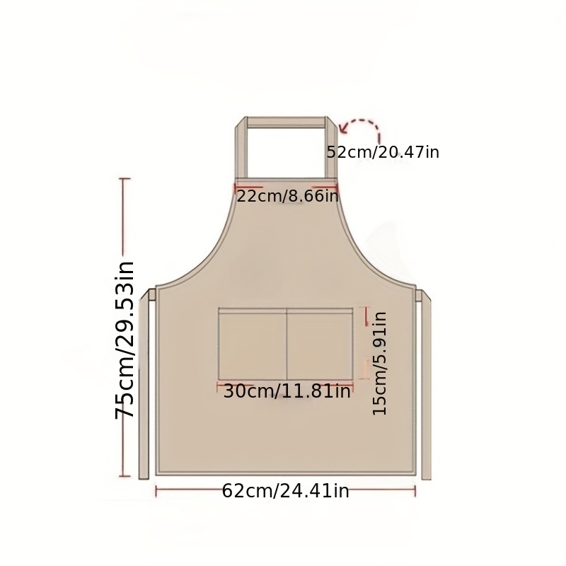 2 Piezas Delantal Cocina Hombre Mujer Delantal Cocina Profesional  Impermeable Antimanchas Adulto Cocinero,Con Bolsillos y Polar Coral  Absorbente, Delantal Chefs Cocina para Cocinar/Hornear Shuxiu Wang  9024719207667