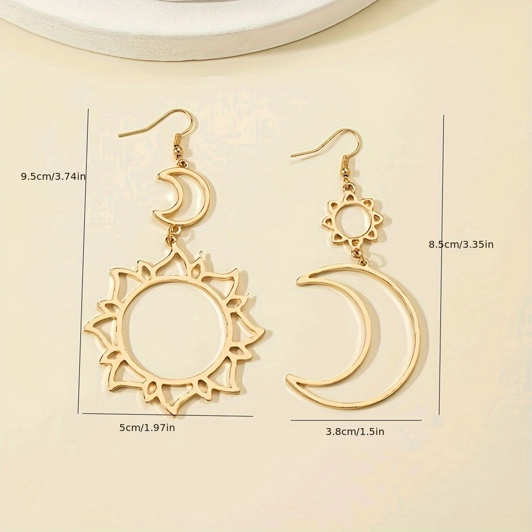 Sun and deals moon dangle earrings