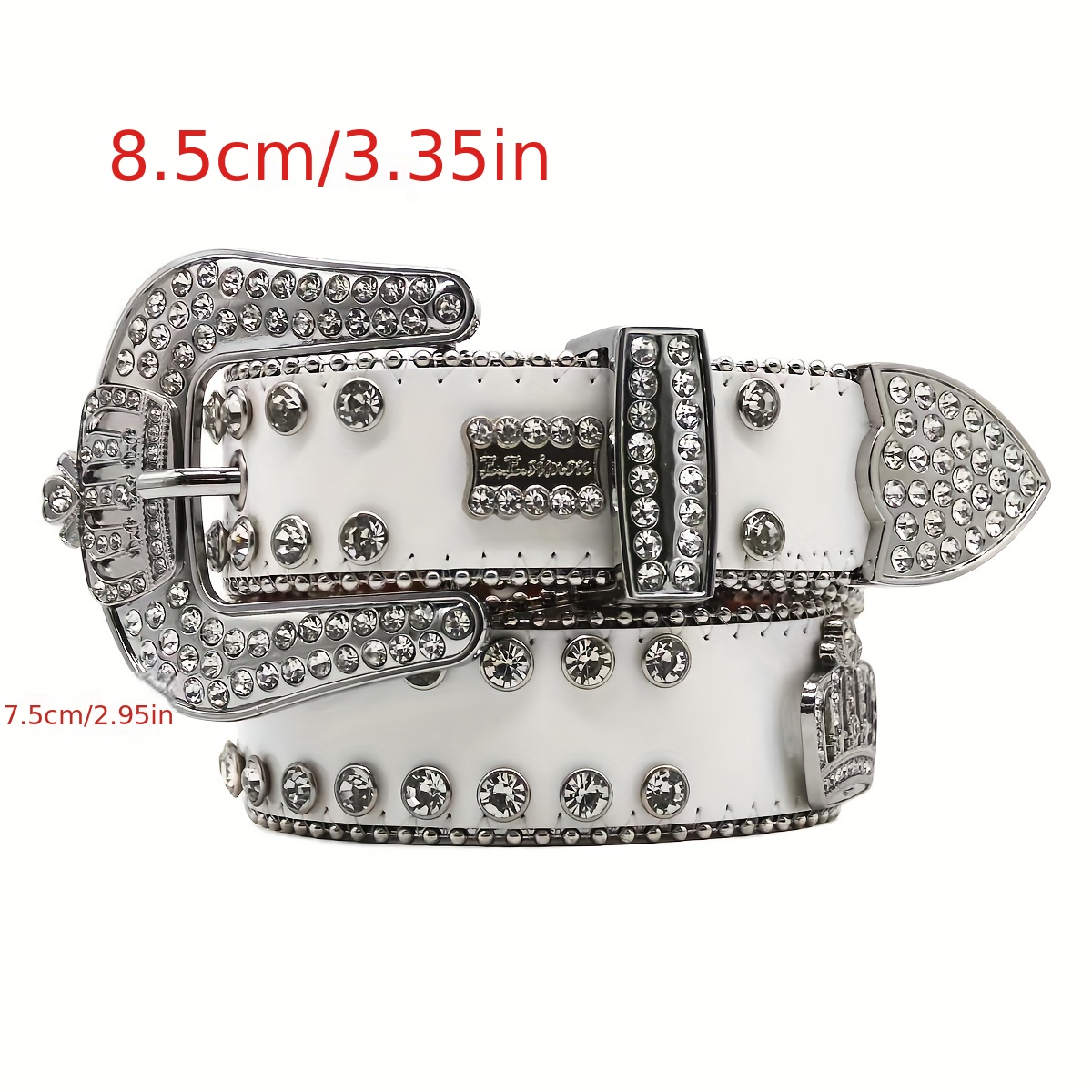 b.b. Simon White Magic Crystal Belt