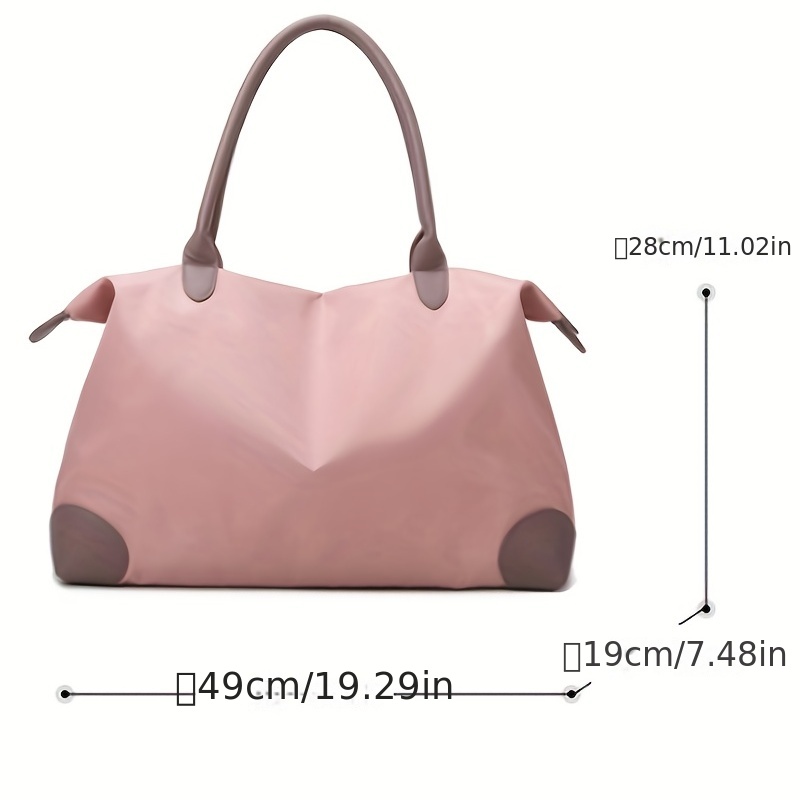 Large Capacity Colorblock Storage Shoulder Bag Duffle Bag