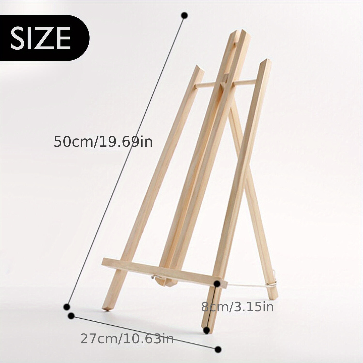 Mini Wood Artist Tripod Painting Easel For Photo Painting Postcard