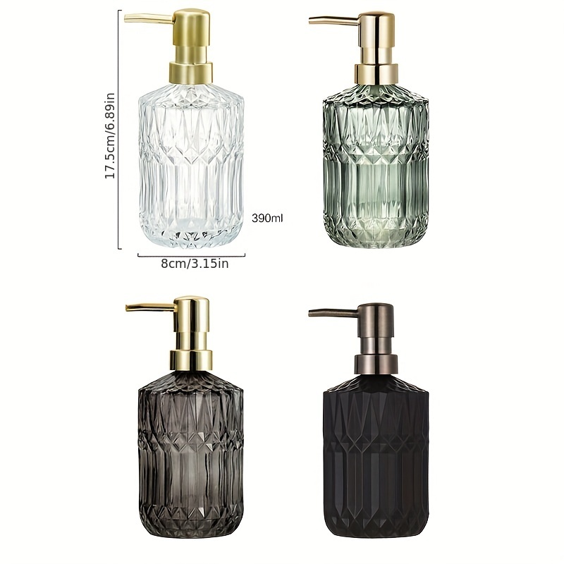 Soap Dispenser Countertop Lotion Bottle with Pump Bathroom