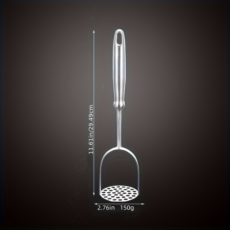 TEMU Presse-pommes en acier inoxydable - Presse-ail manuelle et presse-pommes avec poignée ergonomique, outil de cuisine durable pour préparer des