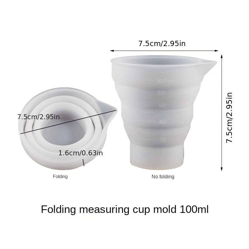 100 ml Plastic Resin Mixing Cup With Spout