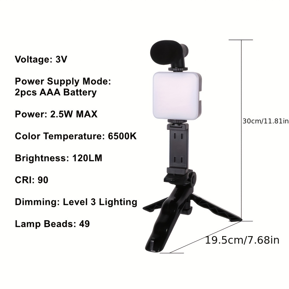 camera tripod light