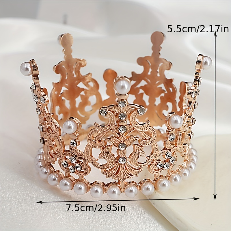 Decorazione di compleanno Corona Tiara Gioielli da sposa Corona Accessori  per capelli per adulti Lega strass Tiara Diadema - Temu Italy