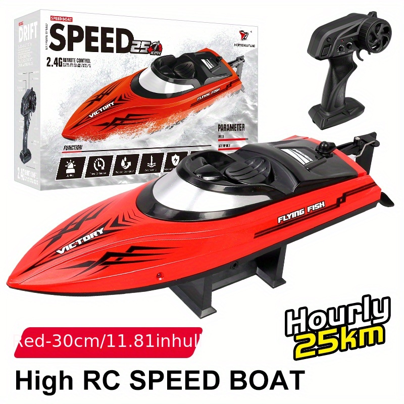 Remote Control Boat Children's Large High speed Speedboat - Temu