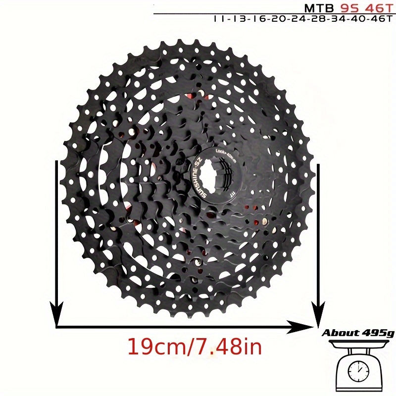 9 speed cassette on 8 cheap speed hub