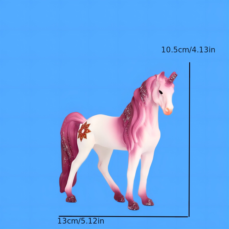 Una Collezione Di 6 Modelli Di Unicorni Realistici Fatti A Mano, Perfetti  Per Bambini, Scrivanie D'ufficio, Decorazioni Per La Casa E Il Giardino,  Giocattoli Di Unicorni E Il Regalo Di Natale Perfetto