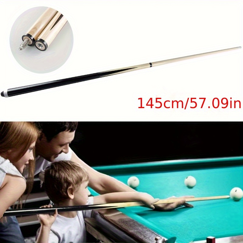Wooden Snooker/Pool Cues Billiard Sticks 2-Section for Beginners