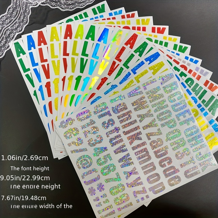 4 Inch Die Cut Letters Cardstock Paper Lowercase Alphabet 26