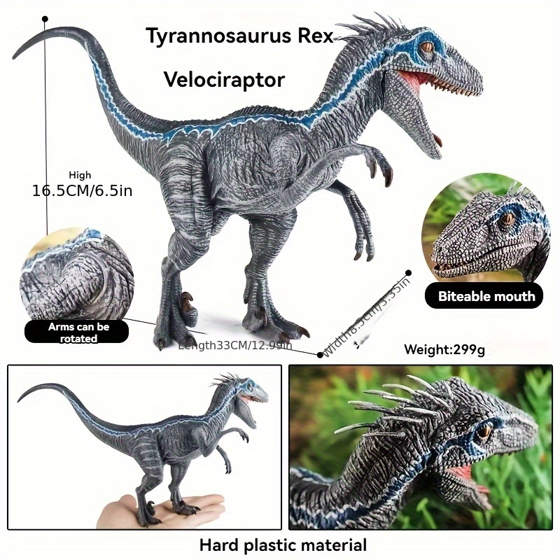 Image of 1pc Of Simulated Animal Model Toy, Realistic Brachiosaurus Ornaments, Abs Plastic Material, Holiday Gift, The World Of Enormous Velociraptor! Are Coming, Super Shocking Proportional Model