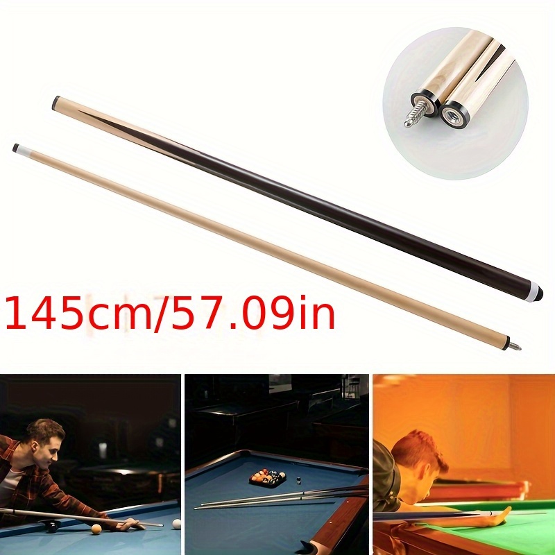 Wooden Snooker/Pool Cues Billiard Sticks 2-Section for Beginners
