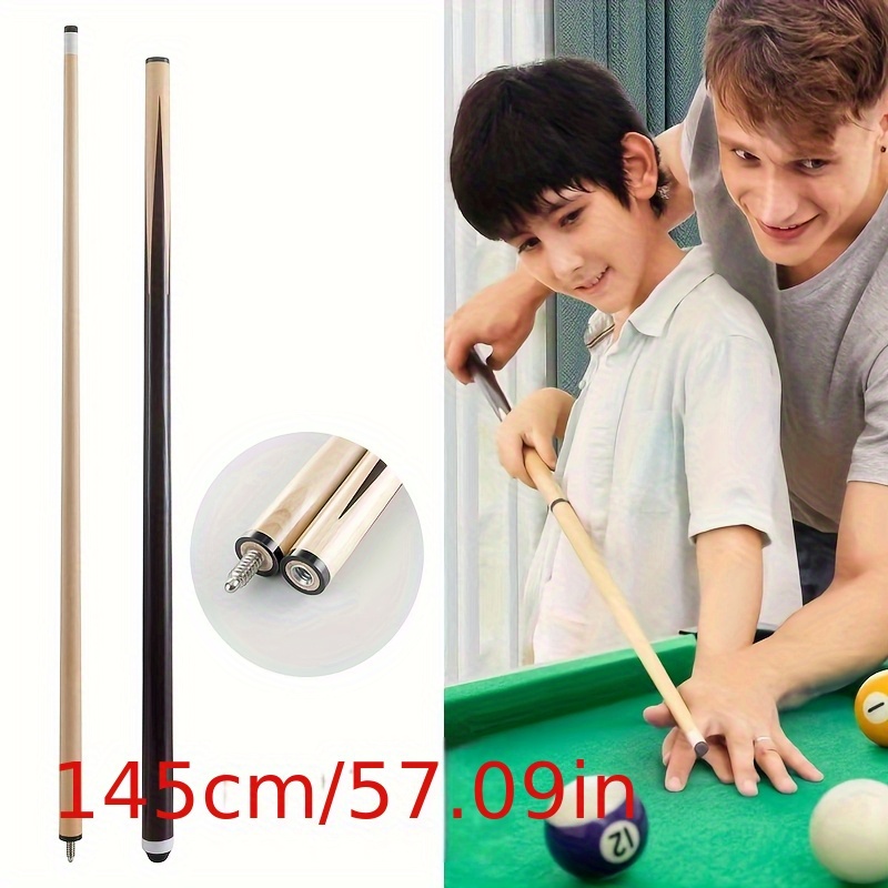 Wooden Snooker/Pool Cues Billiard Sticks 2-Section for Beginners