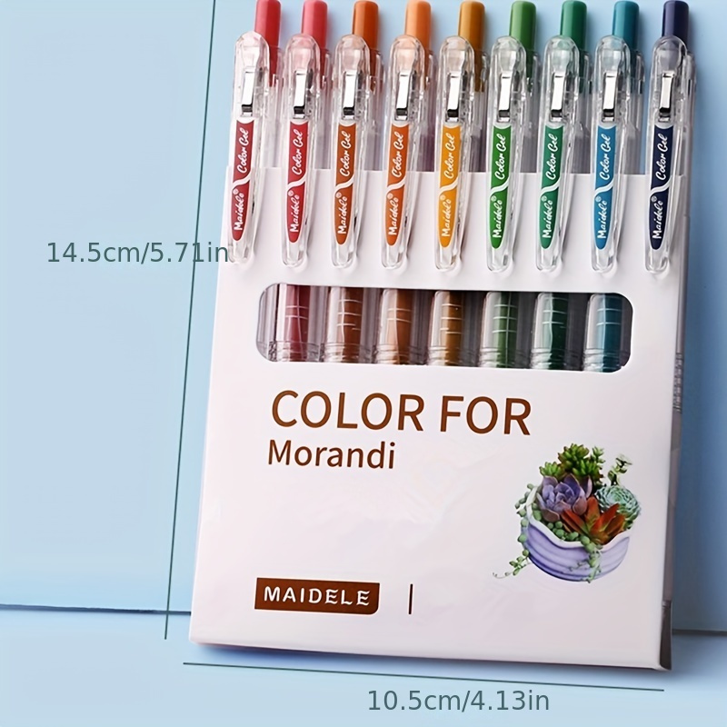 Colored Gel Pens With Retro Ink Retractable fine Point - Temu