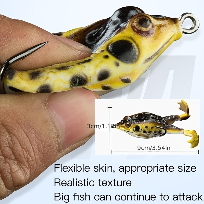 Realistic Frog Fishing Lure 9cm Added Lead Maximum Catch! - Temu