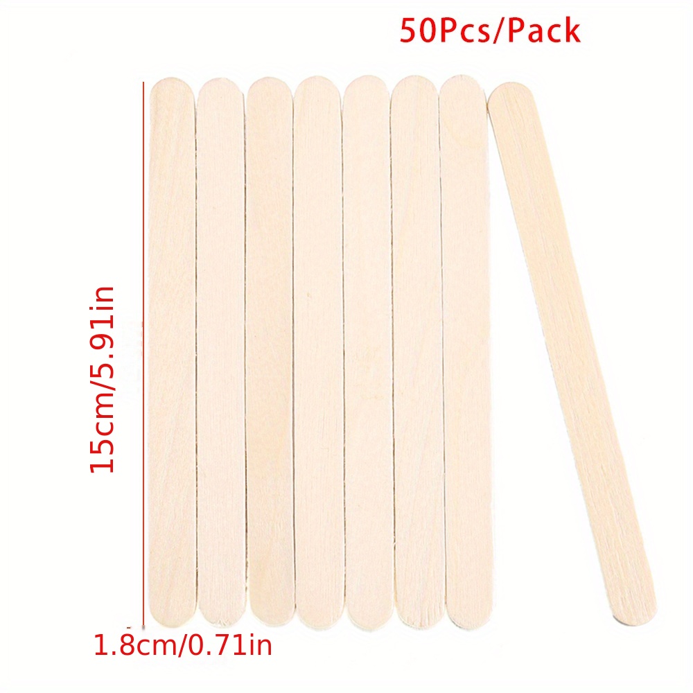 Colorful Ice Cream Stick, Popsicle Stick Creative DIY Handcraft Materials  Kindergarten Handcraft Small Wood Sticks