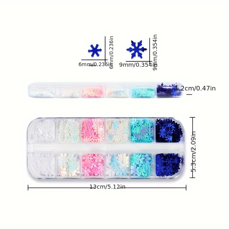 Christmas Resin Filler Snowflake Sequins Epoxy Resin Filling Pigment  Mermaid Glitter Craft Supplies DIY Epoxy Resin Complete Kit