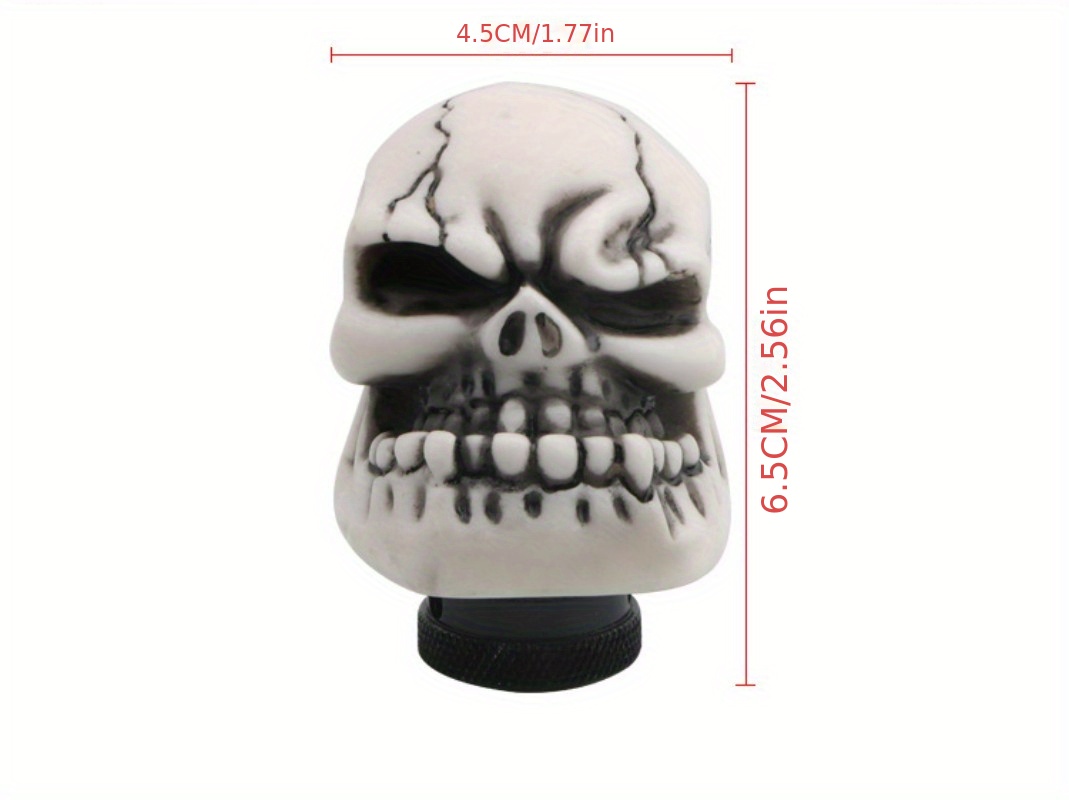 Universal Skull Head Gear Shift Knob Creative Devil Skeleton Temu