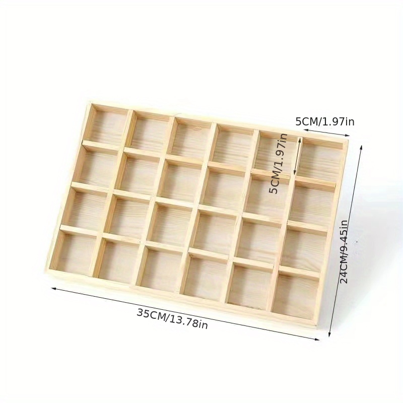 Image of Jewelry Display Tray, Sample Viewing Tray For Rings, Bracelets, Necklaces, Pendants, Countertop Or Stall Display Prop Tray, Sectioned Tray, Jewelry Boxes