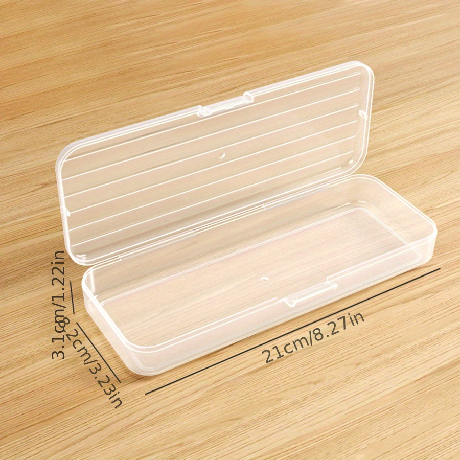 Marker Pen Storage Box With Base Transparent Plastic Marker - Temu