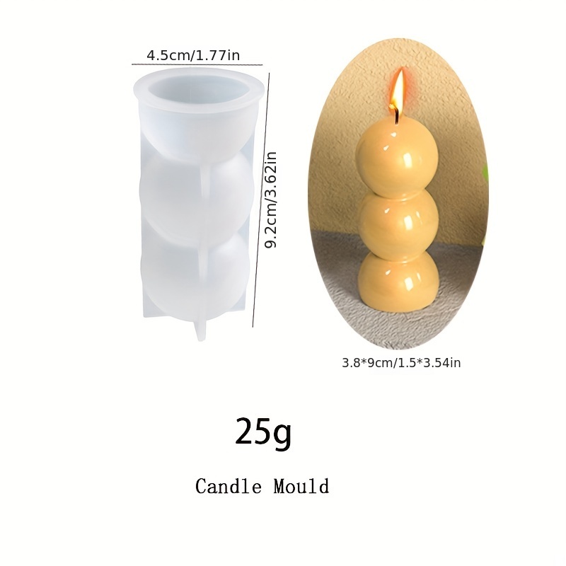 1 Stampo In Silicone Candele - Temu Italy