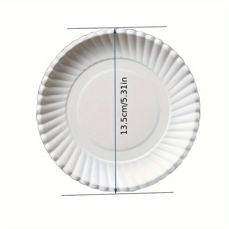 Paper Plates Birthday Cake Plates Handmade White Round - Temu