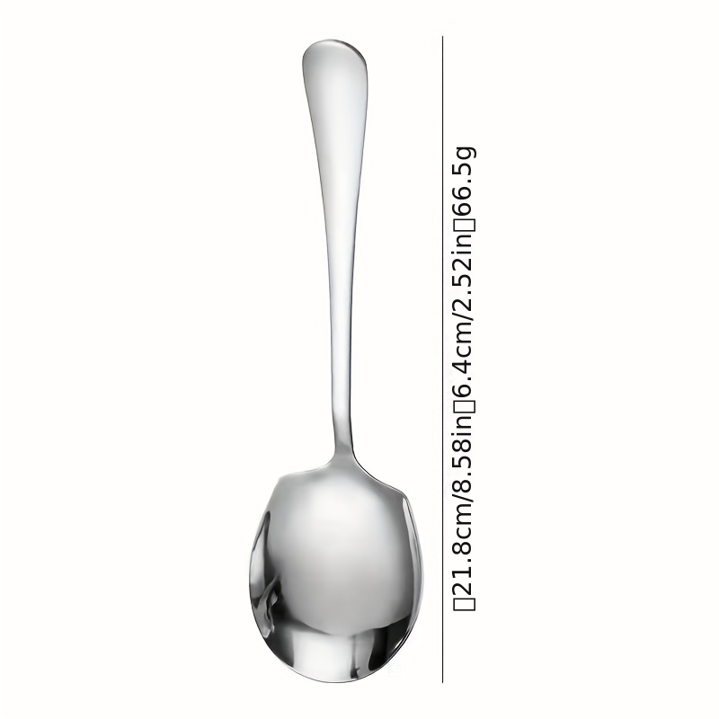 Serving Spoon Stainless Steel Square Head Large Soup - Temu