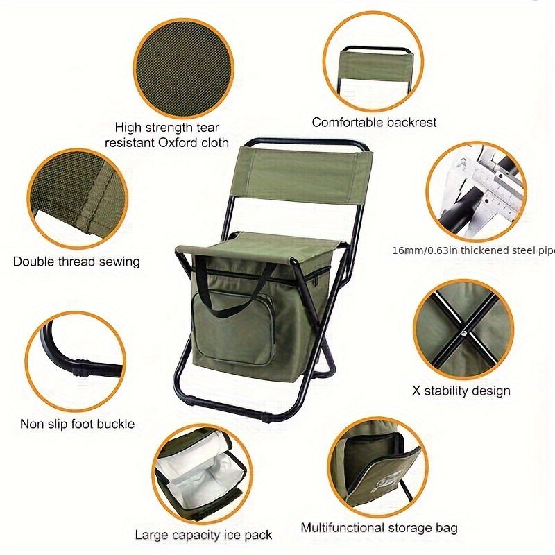 Portable Folding Chair For Camping Fishing